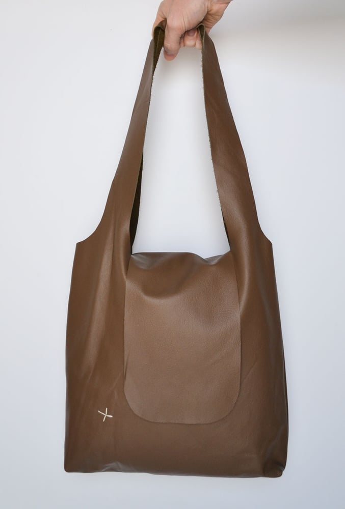 Image of - SALE - Cross Bag Chocolate Brown LAST ONE