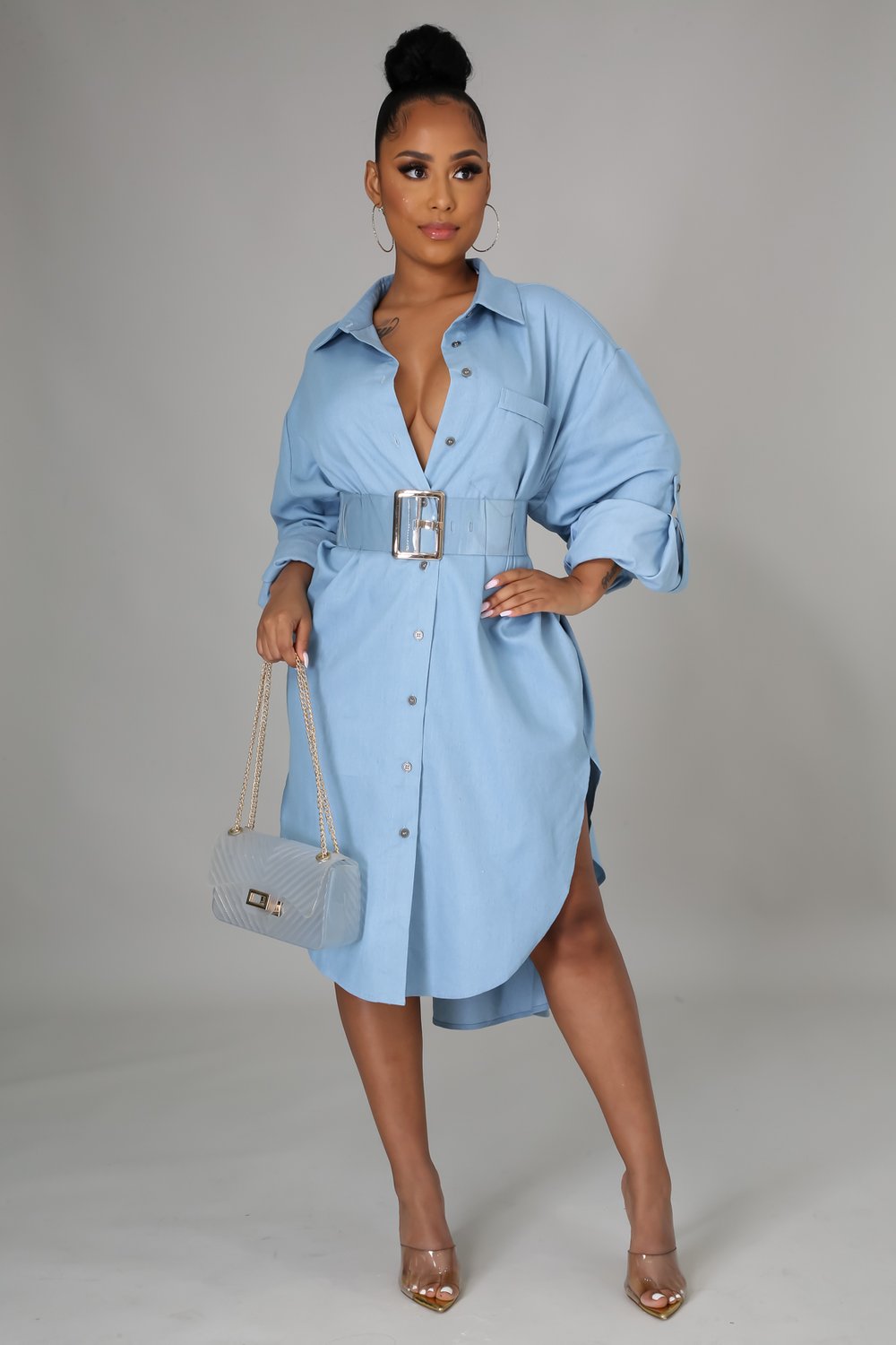 Image of Anna Denim Dress