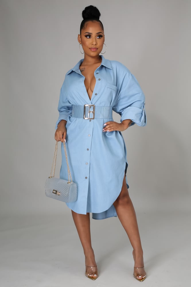 Image of Anna Denim Dress