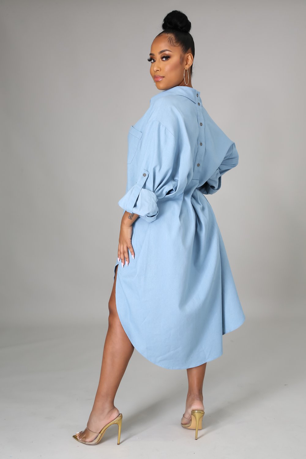 Image of Anna Denim Dress