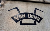 Image 2 of Von Dons 140mm DIE CUT Sticker