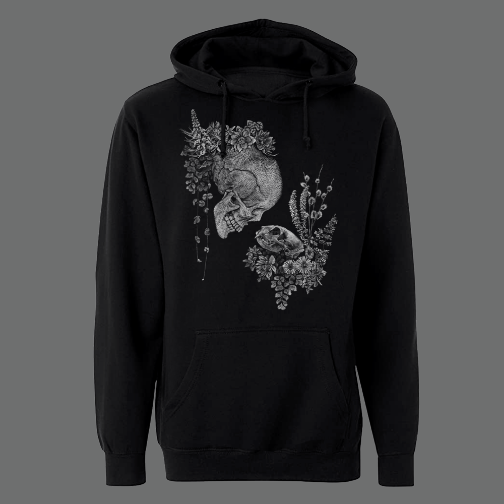 Image of 'Two Hearts' - Unisex Fleece Hoodie Preorder