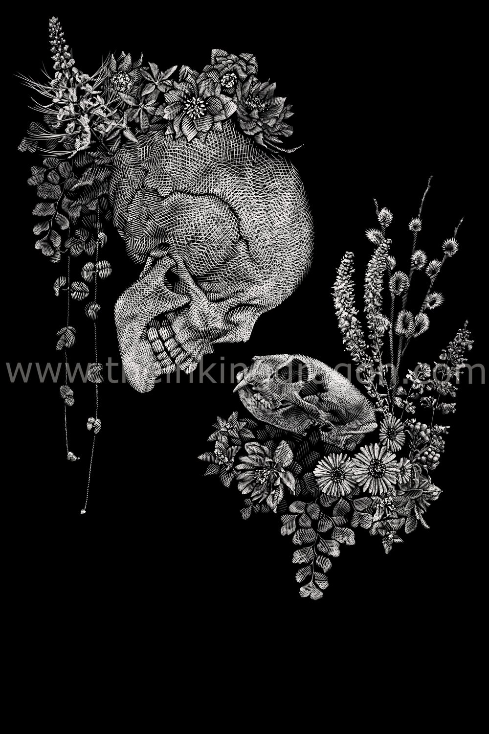 Image of 'Two Hearts' - Unisex Fleece Hoodie Preorder