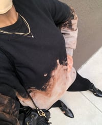 Image 5 of Tie dye bleach burnout custom sweatpants 