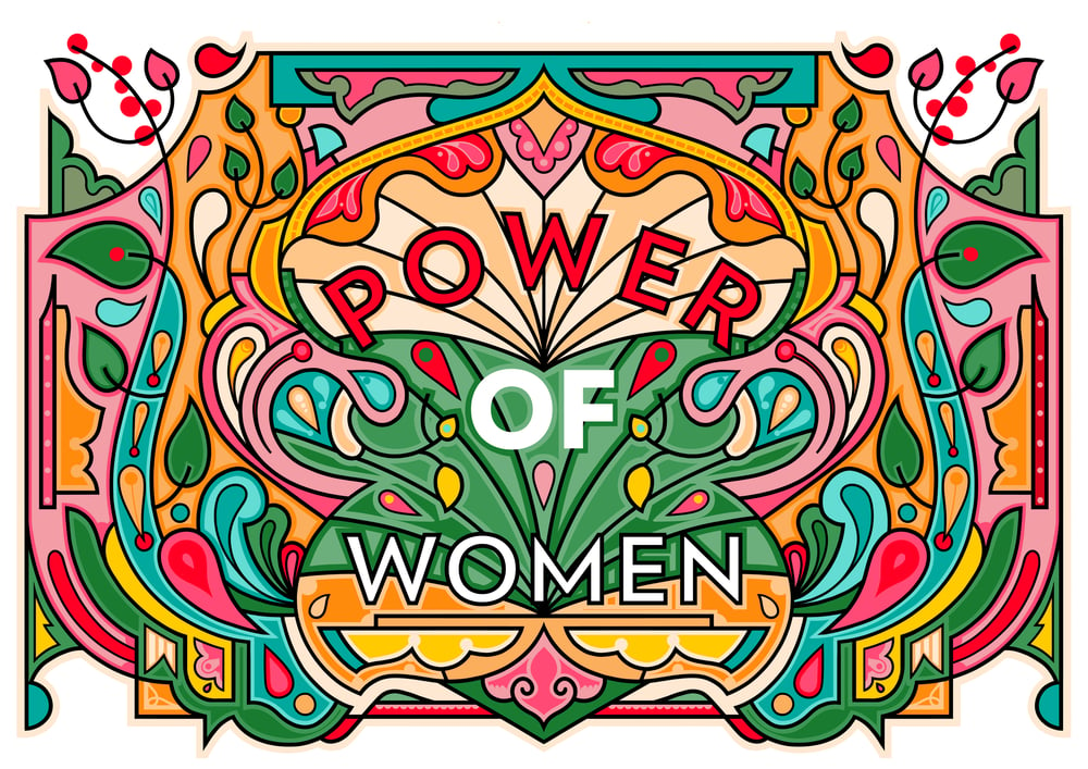 Power Of Women - A3 Print - International Women's Day