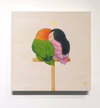 Image 2 of Love Birds - Love Original Painting