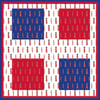 Dominican Republic flag  Scarf