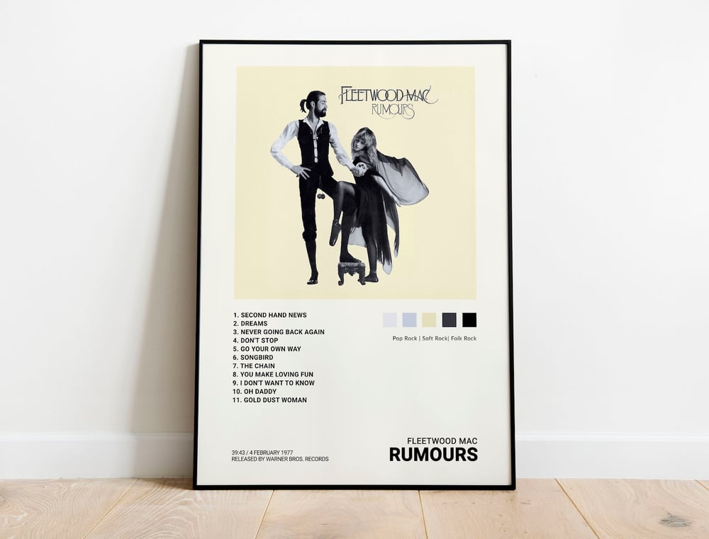 Fleetwood Mac - Rumours, Album Cover Poster Print