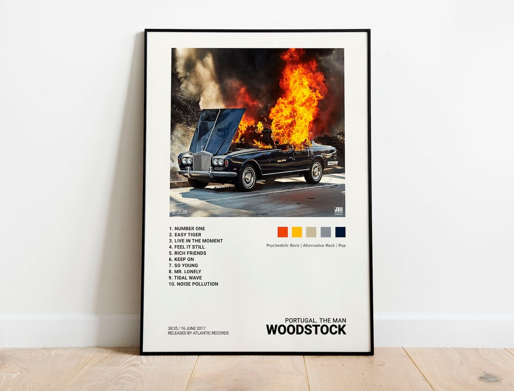 Portugal. The Man - Woodstock, Album Cover Poster