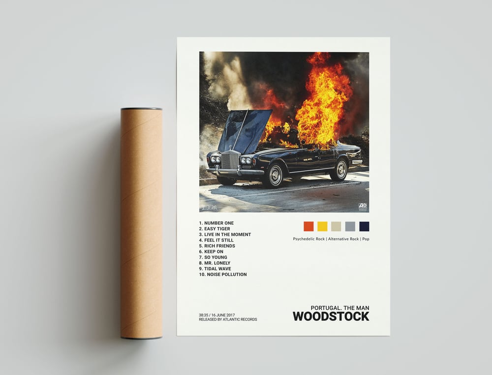 Portugal. The Man - Woodstock, Album Cover Poster