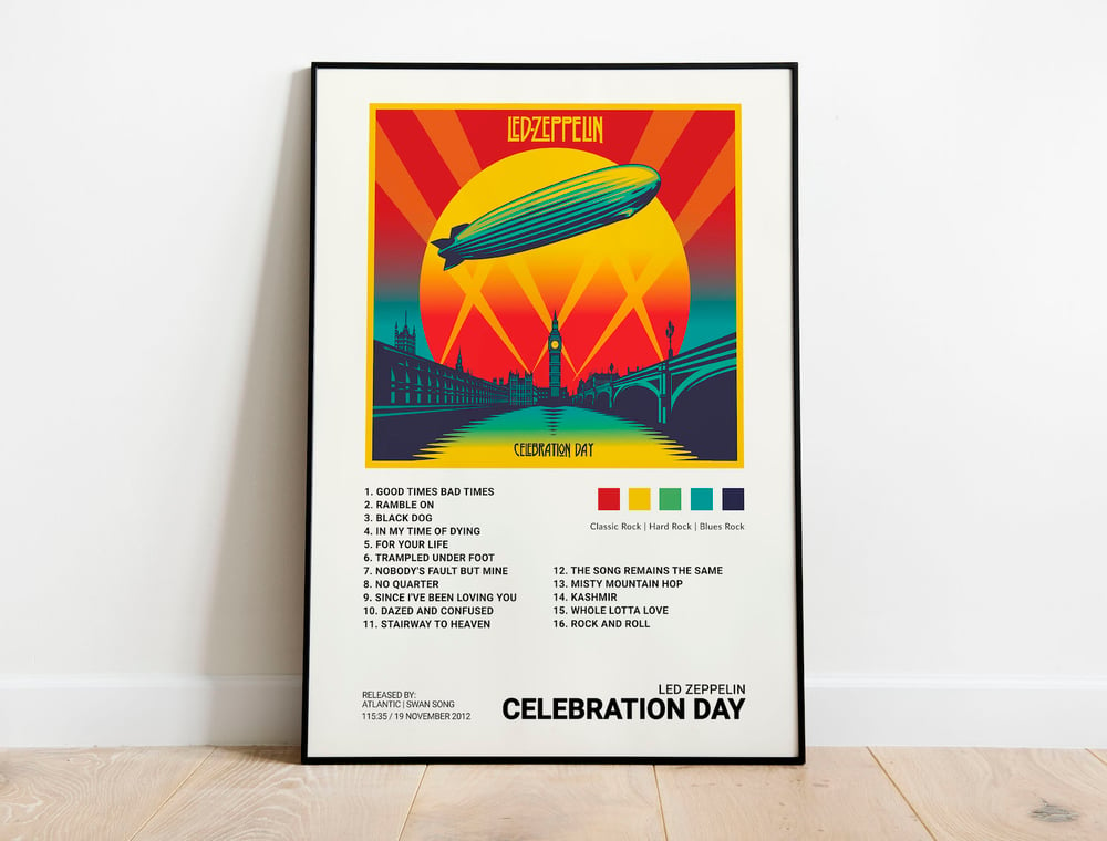 Zeppelin - Celebration Album Cover Poster Print | Prints
