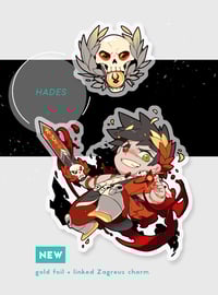 Image 1 of Supergiant Games Unofficial Foil Acrylic Charms