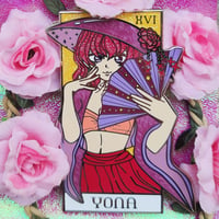 Yona 4" Tarot Enamel pin
