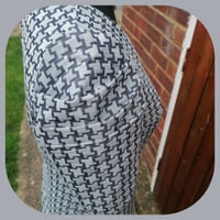 Image 5 of BLUE DENIM PUFF SLEEVE DRESS 