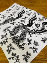 Image 3 of Lady w/ Dragon - Print