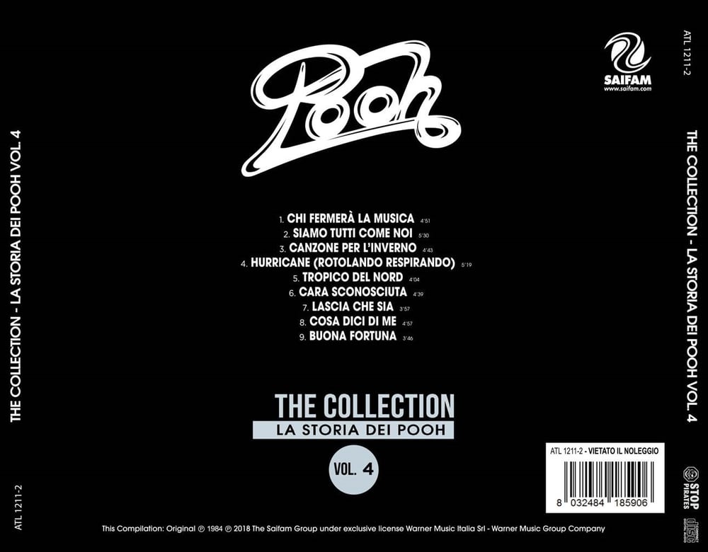 ATL1211-2 // POOH - THE COLLECTION : LA STORIA DEI POOH VOL.4 (CD COMPILATION)