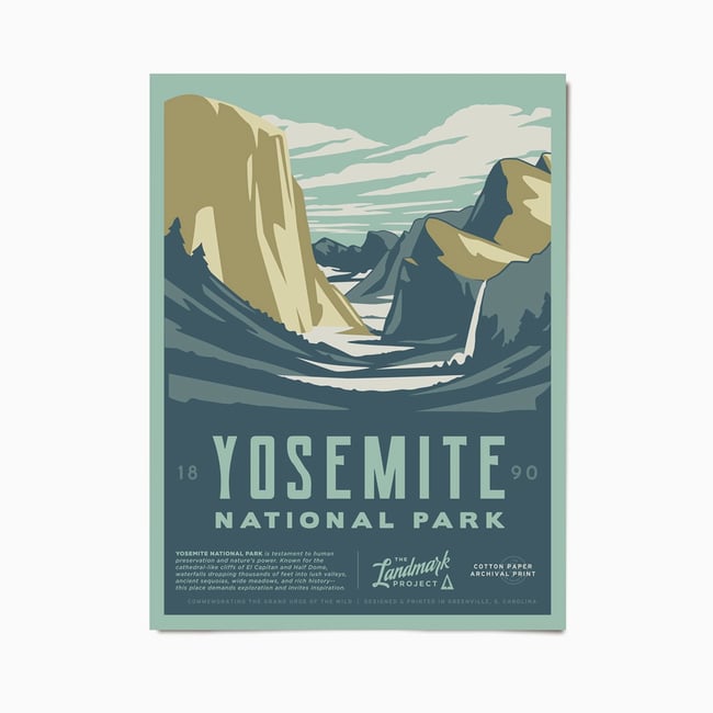 Yosemite National Park - 12x16 Poster