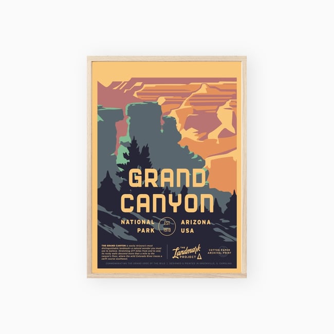 Grand Canyon National Park (South Rim) - 12x16 Poster