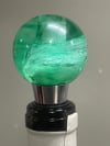 Baby Green Swirl Wine Bottle Stopper