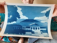 Image 2 of Cat's Eyes Cyanotype