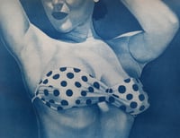 Image 1 of Polka Dot Bikini Cyanotype 