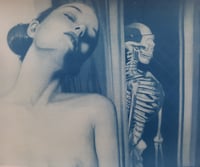 Skeleton Cyanotype