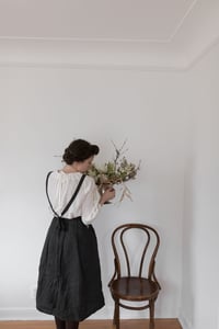 Image 1 of GIZELLA Linen Apron Dress