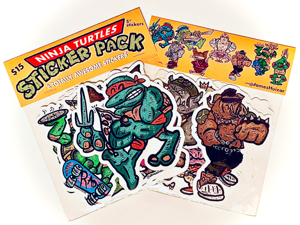 Image of Ninja Turtles Sticker Pack