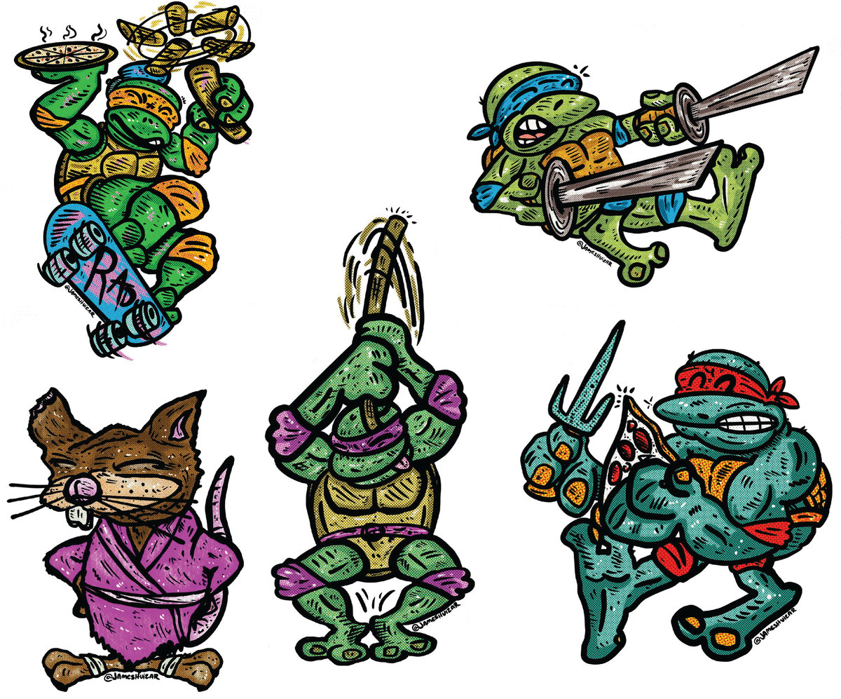 Image of Ninja Turtles Sticker Pack