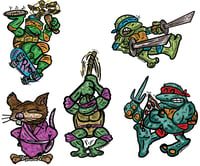 Image 2 of Ninja Turtles Sticker Pack