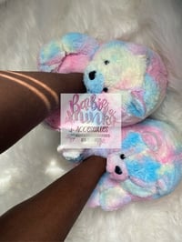 Colorful bear slippers 