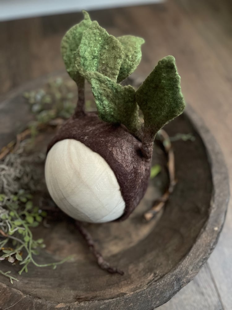 Image of Mandrake felted bonnet 