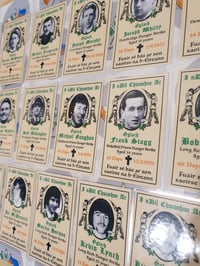 Image 2 of 22 Hunger Strikers 1917-1981 Memorial Cards.