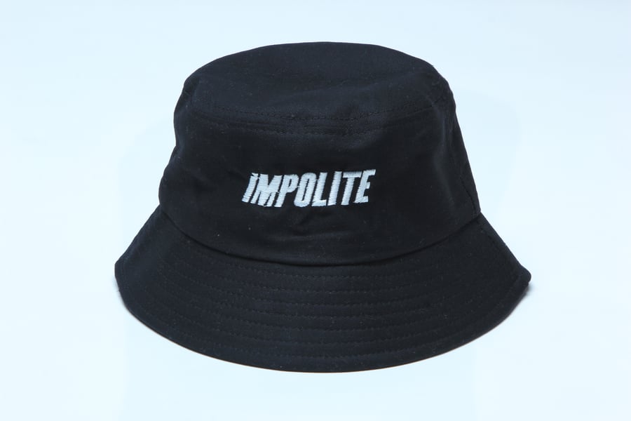 Image of iMPOLITE - "Bucket Hat" (Black)