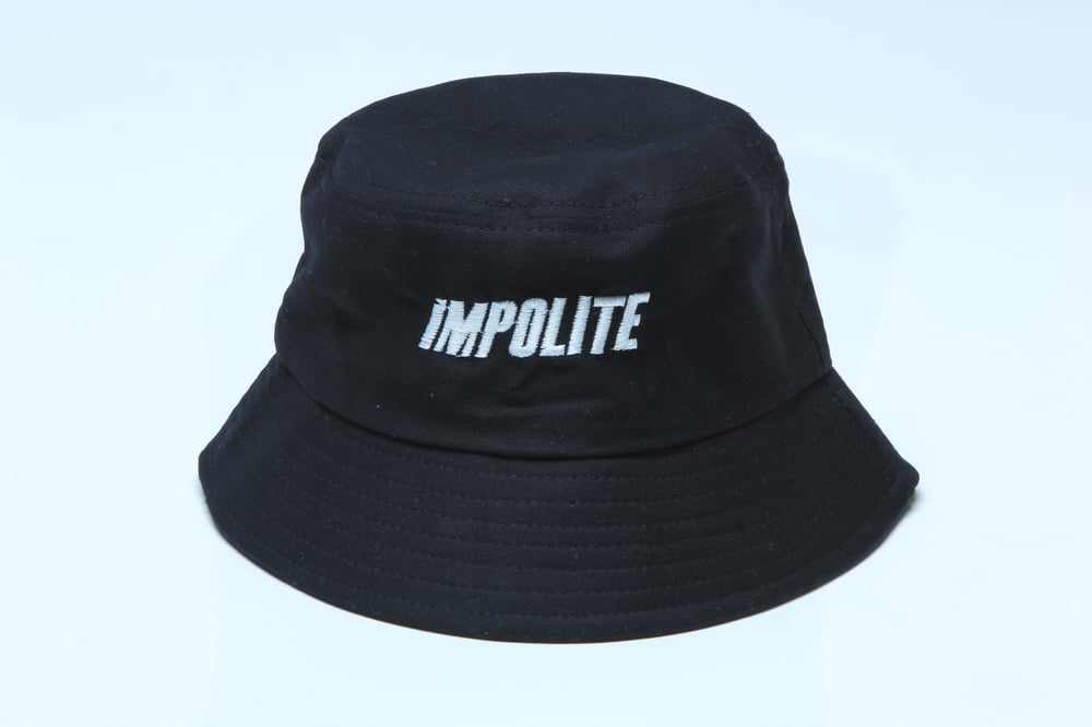 Image of iMPOLITE - "Bucket Hat" (Black)