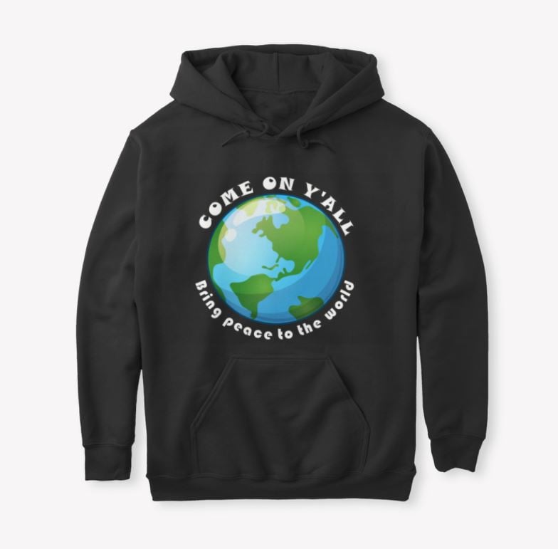 Image of Come On Y'all Around the World Youth Hoodie