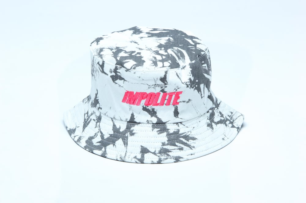 Image of iMPOLITE - "Bucket Hat" (White Marble)