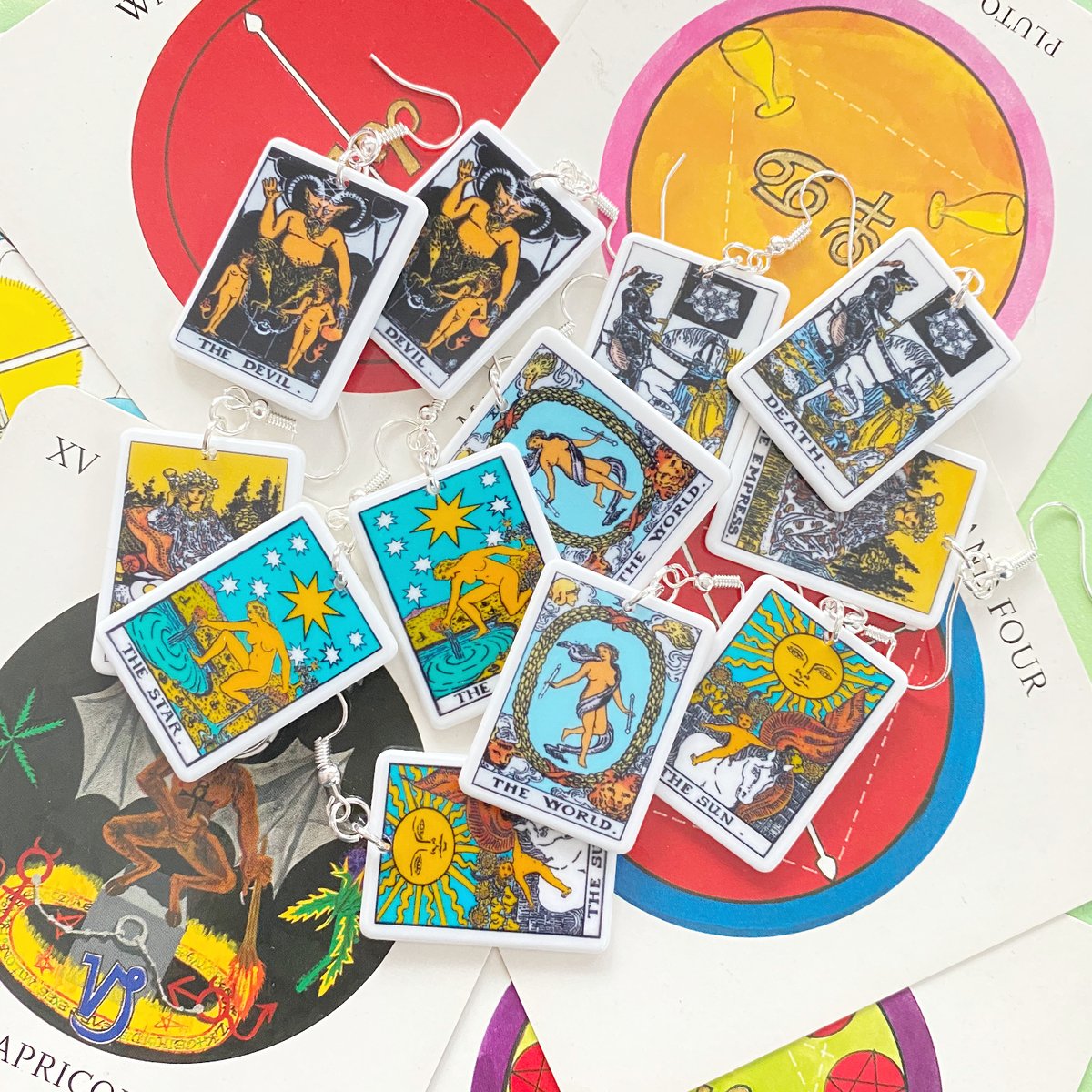 TAROT CARD EARRINGS | The Pulp Girls