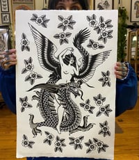 Image 1 of Lady w/ Dragon - Original 