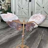 Image 5 of Pink & Purple Amethyst Butterfly Wings C 🪽