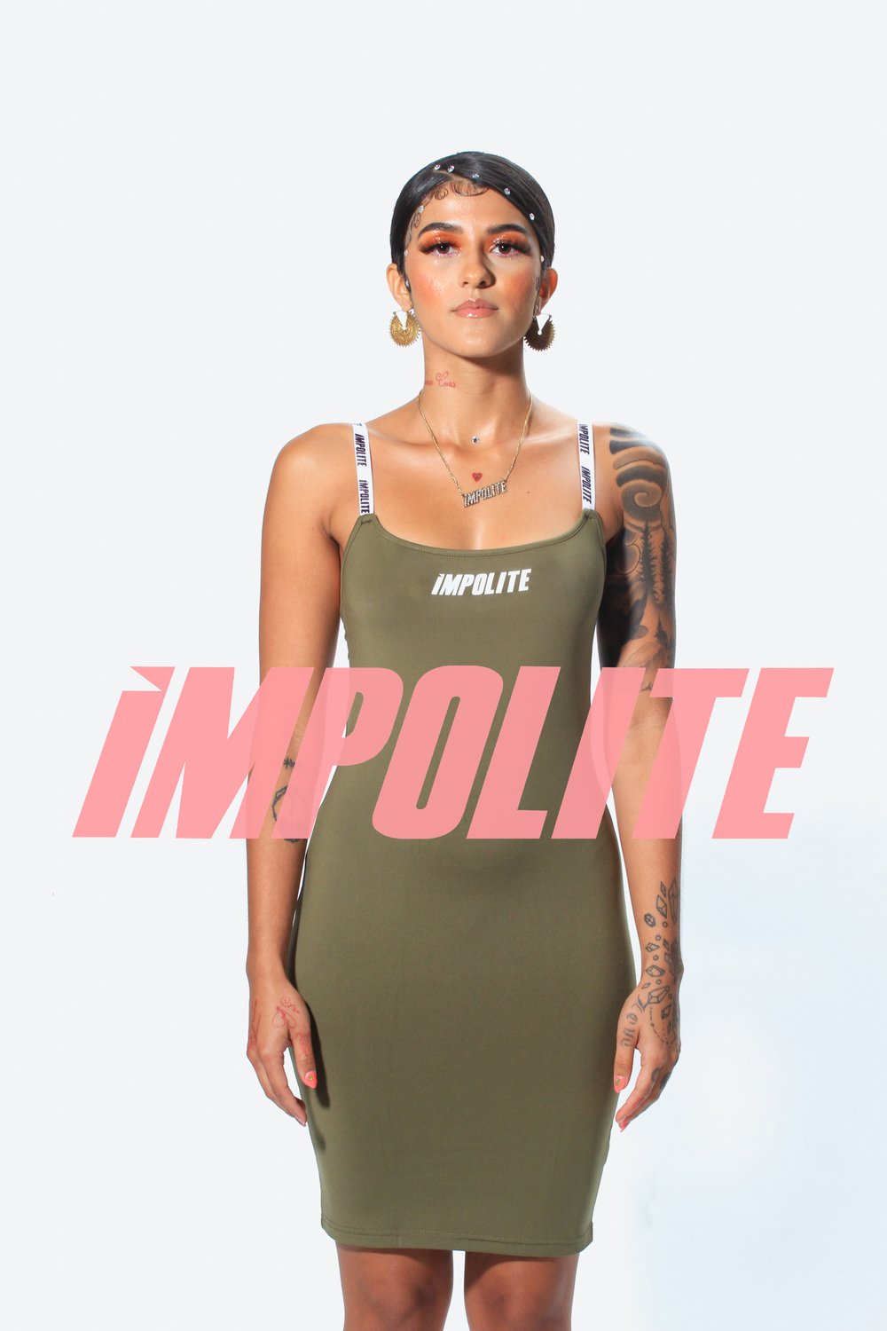 Image of iMPOLITE - "iRIS" Dress" - (Green)