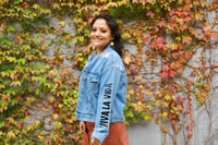 Image 1 of Frida “viva la vida” jean jacket 