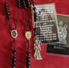 Santa Muerte tribal type rosary 