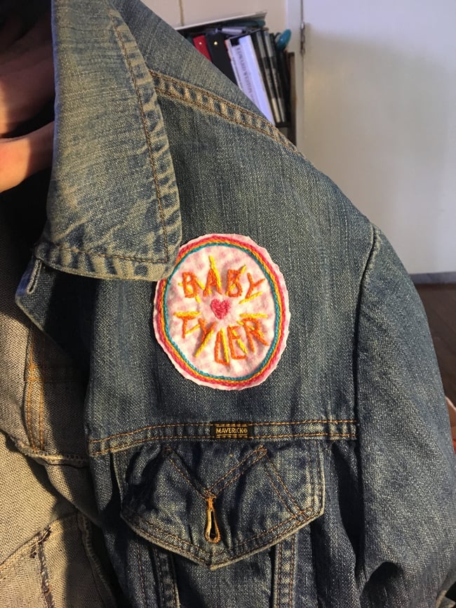 Custom embroidery piece