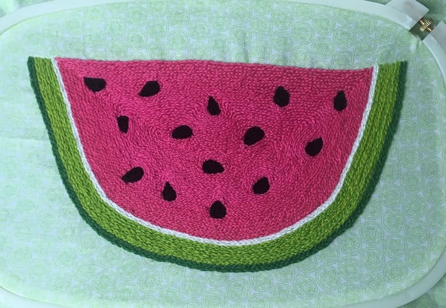 Custom embroidery piece