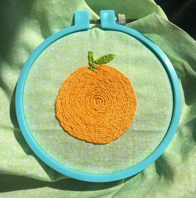 Custom embroidery piece