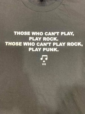 Image of The Deadbeats We Play Punk T-Shirt