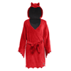 Bat Bath Robe - Crimson