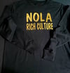Nola Rich Culture Long Sleeve Black and Gold 