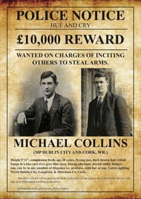 Michael Collins Wanted Poster 